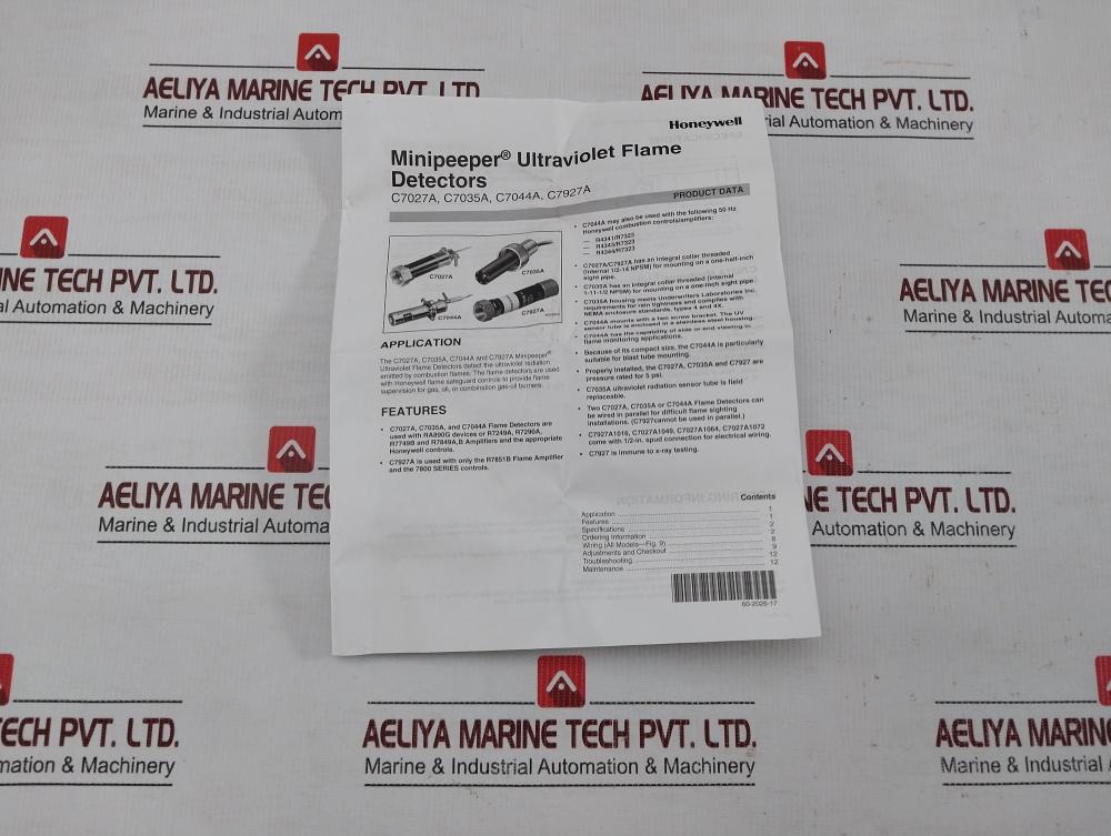 C7027a-1031-Mini-Peeper-Ultraviolet-Flame-Detector-Brand-Honeywell-240cm-Rev-B-12