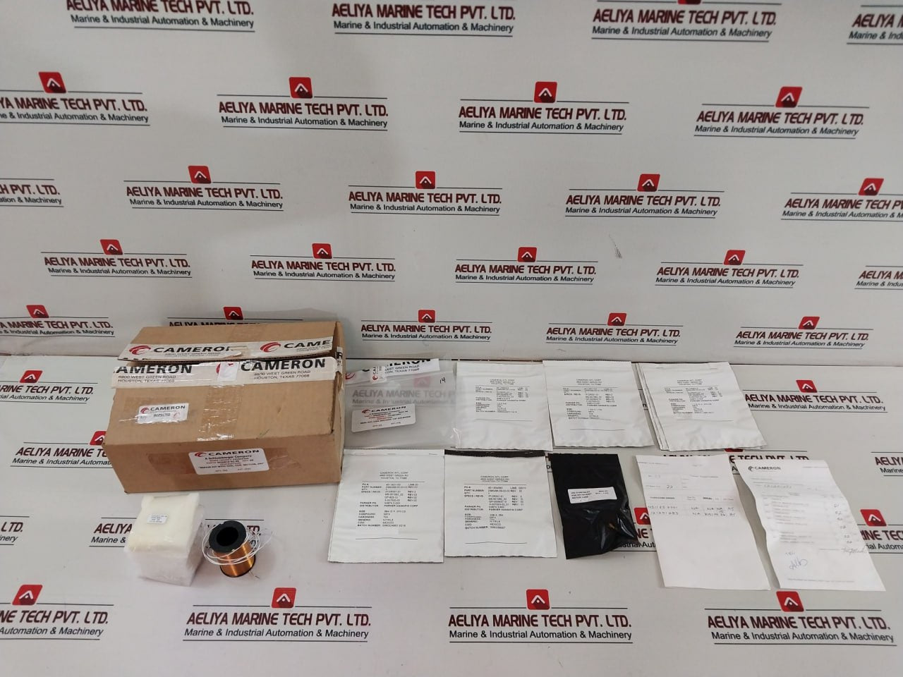 Cameron 2020810-01-99 Solenoid Valve W/ Coil Section Seal Repair Kit 296