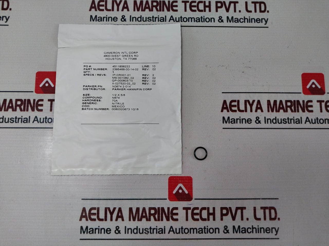 Cameron 2020810-01-99 Solenoid Valve W/ Coil Section Seal Repair Kit 296