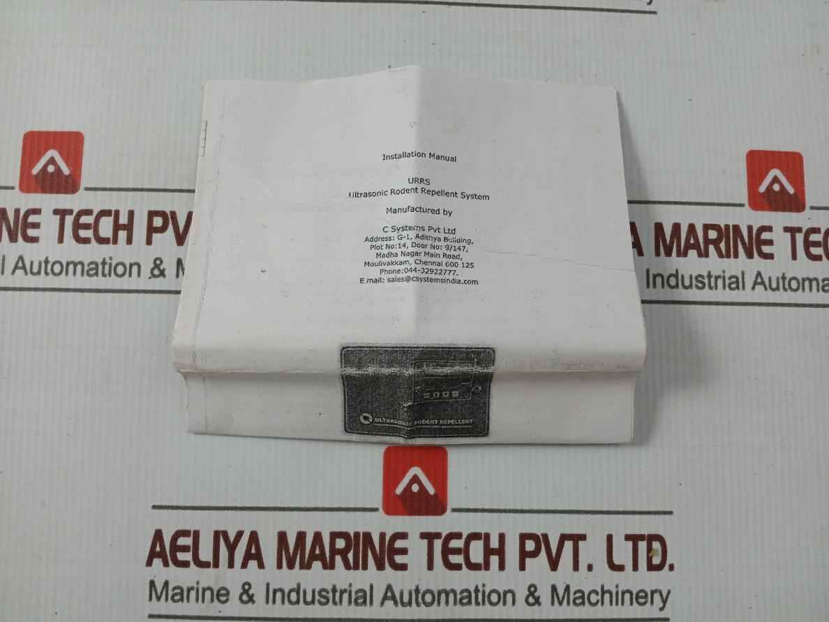C Systems Urrs-12T Ultrasonic Rodent Repellent Panel C8025H12B Dc 12V 0.25A