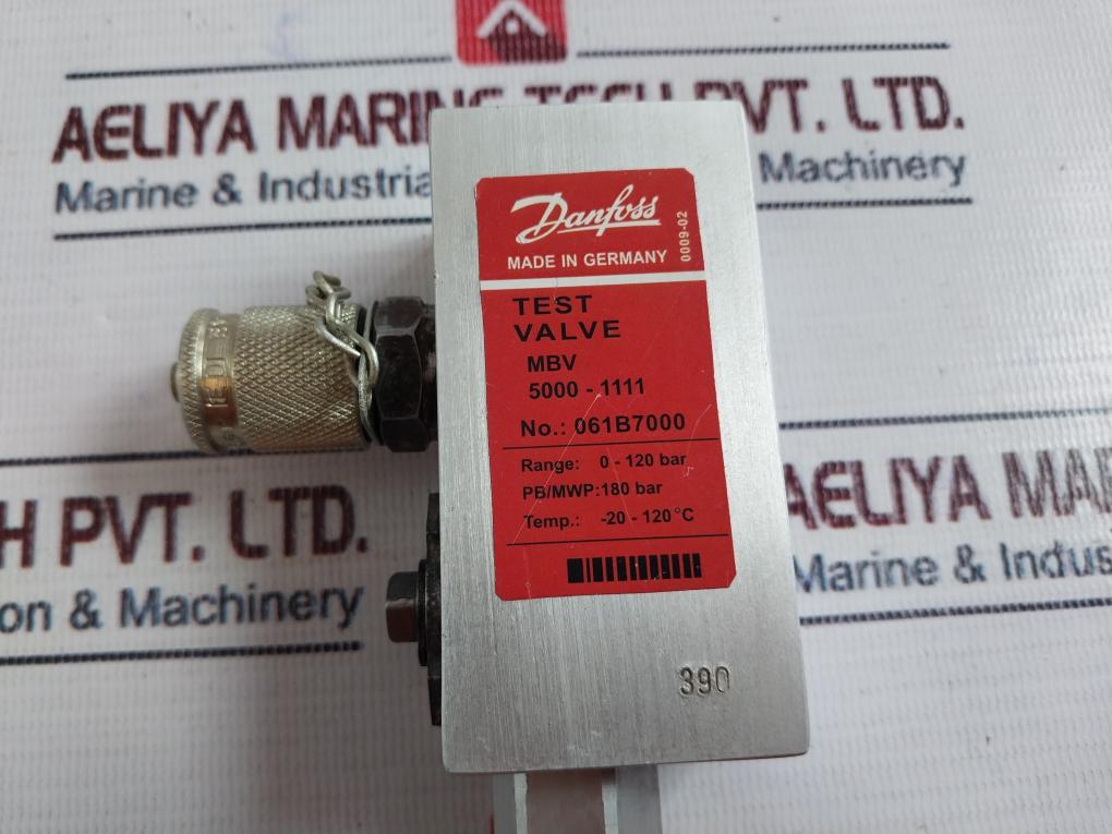 Danfoss 061B7000 Test Valve Mbv 5000-1111 0-120Bar