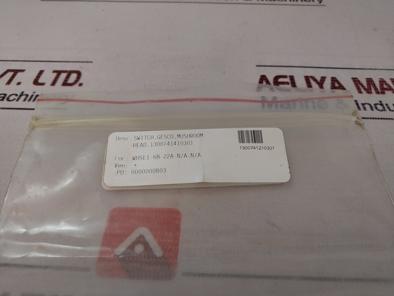 C & K Components 1300741210301 Red Switch