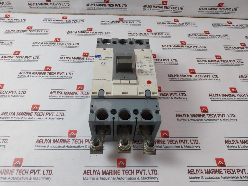 C&S Cs 4C3 Moulded Case Circuit Breaker 400Af 3P