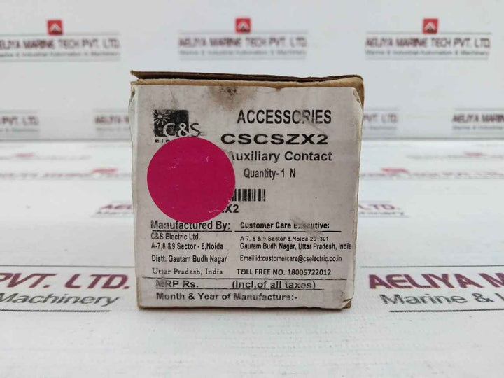 C&S Electric Cscszx2 Auxiliary Contact Set