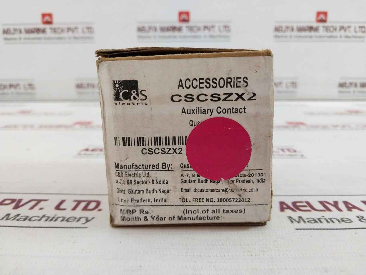 C&S Electric Cscszx2 Auxiliary Contact Set