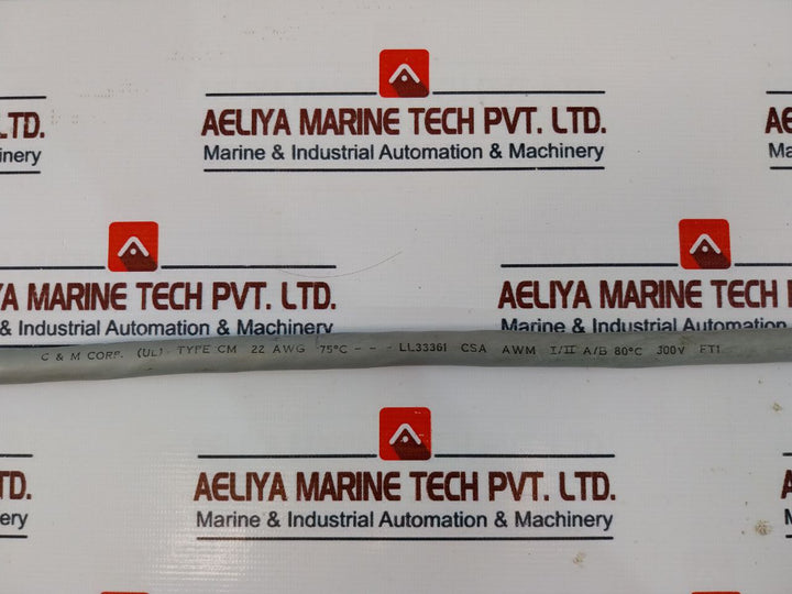 C&M Cm 22 Awg Ll33361 Cable Assembly - 3 Meter