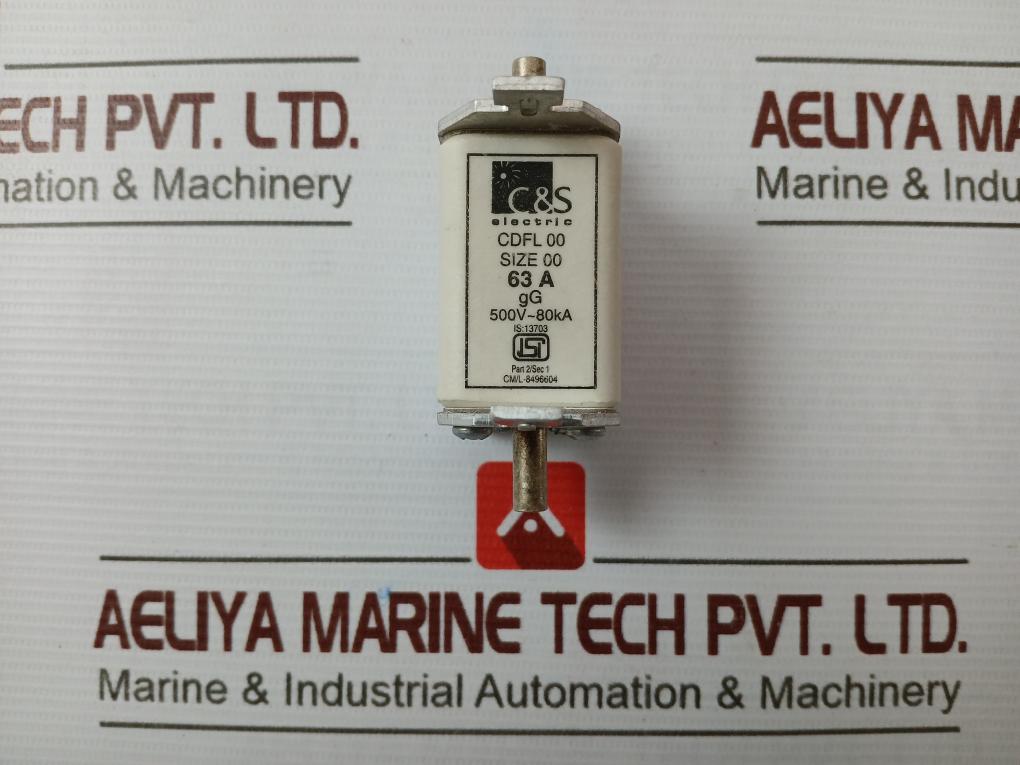 C&S Electric Cdfl 00 Fuse Link Size 00 500V 80Ka