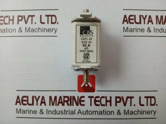 C&S Electric Cdfl 00 Fuse Link Size 00 500V 80Ka
