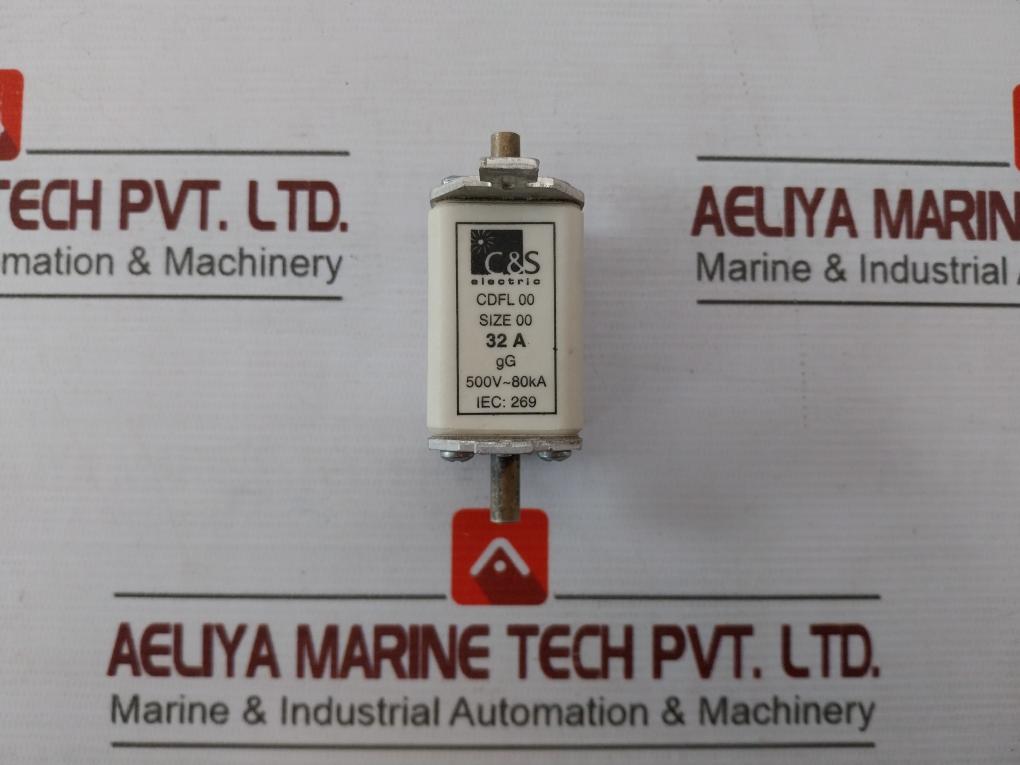 C&S Electric Cdfl00 Hrc Fuse Link 32A 500V-80Ka 269