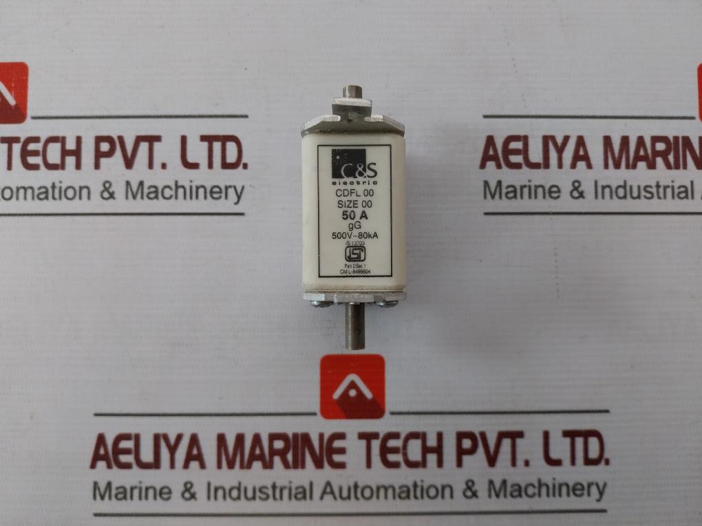 C&S Electric Cdfl00 Hrc Fuse Link 500V-80Ka Cm/L-8496604