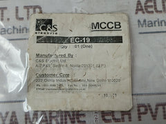 C&S Electric Ec-19 Rotary Handle Operating Mechanism 1345