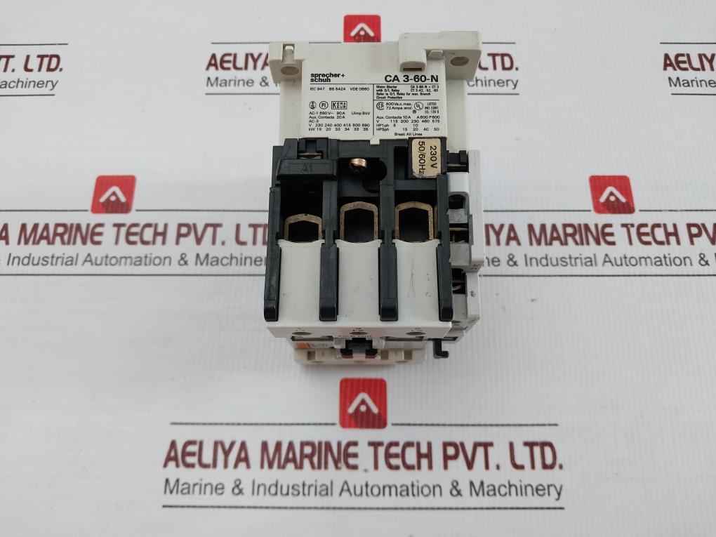 Ca3-60-n-11 Sprecher+Schuh Motor Starter With Thermal Overload Relay 20A