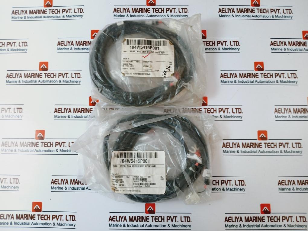 Cable Assembly 151X1230Bs01Wh04A Red 96In Shunt Grid Aebi Wire