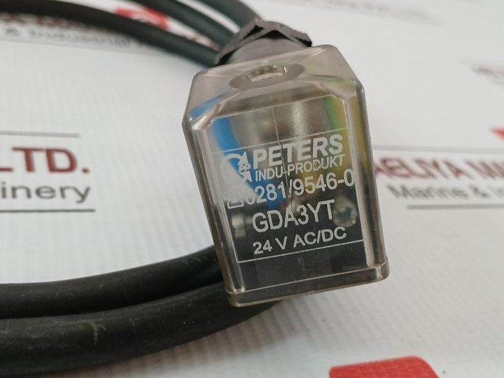Cable Lenght 1.5 Meter 24V Ac/Dc Peters Gda3Yt Solenoid Valve Block