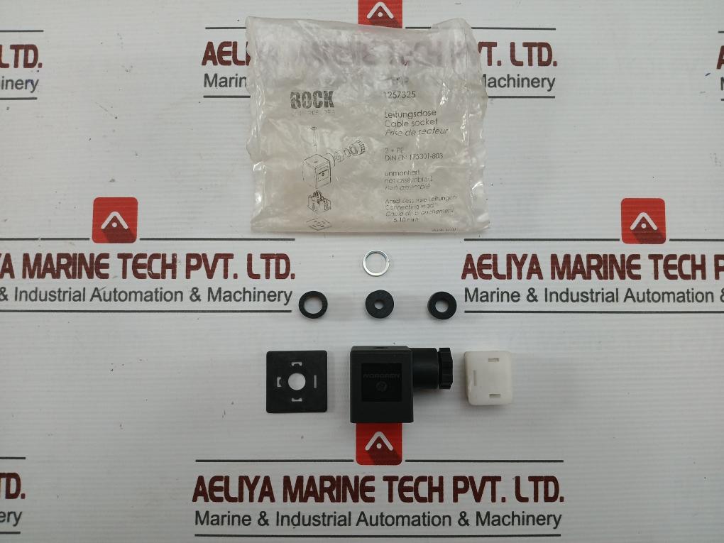 Cable Socket Connector Set 1257325 Bock 10A 250V Ac Dc