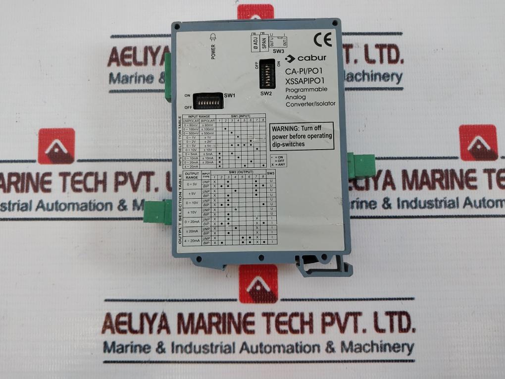 Cabur Ca-pi/Po1-xssapipo1 Programmable Analog Converter/Isolator