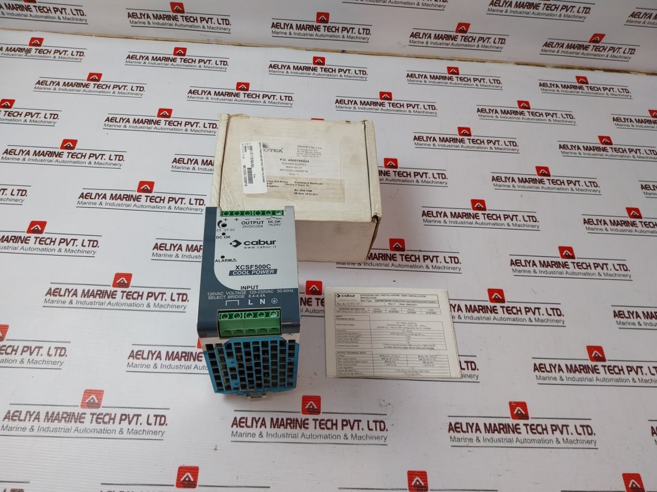 Cabur Xcsf500C Single Phase Power Supply 120/230Vac 8.4/4.4A 50-60Hz