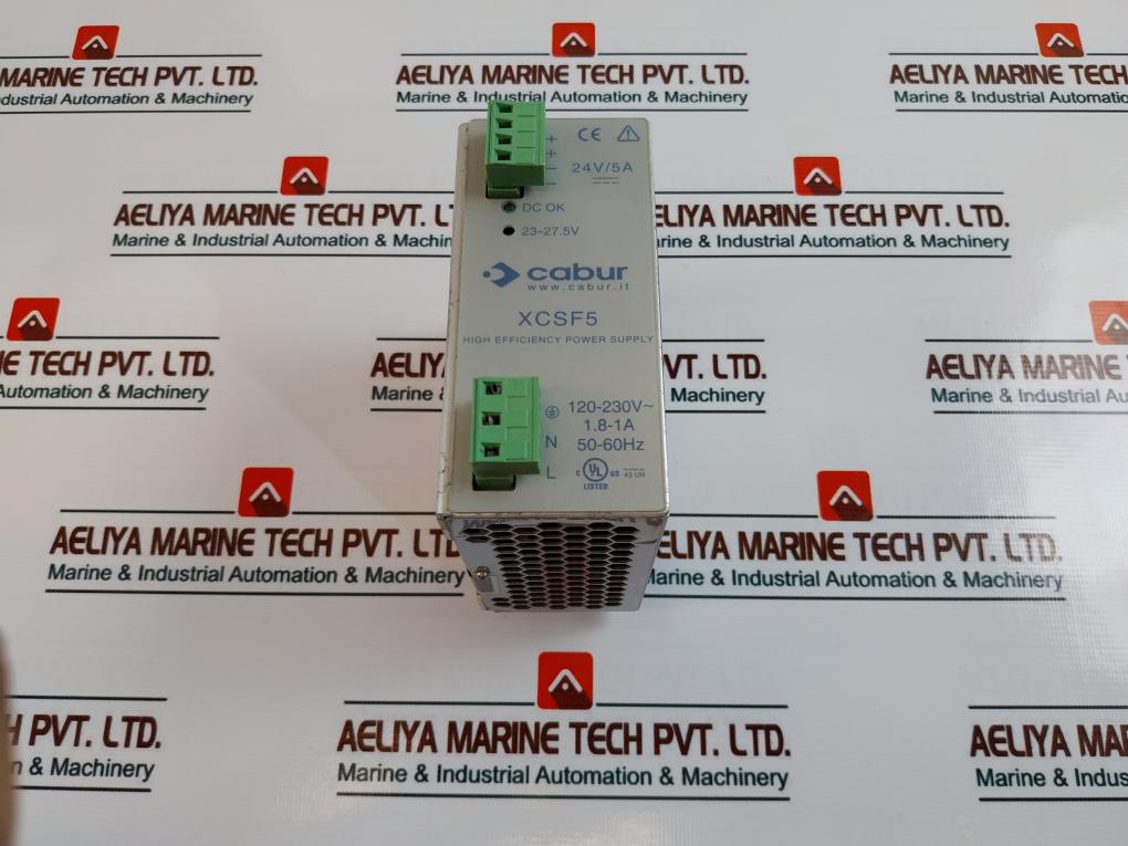 Cabur XCSF5 High Efficiency Power Supply 120-230V 1.8-1A 50-60Hz