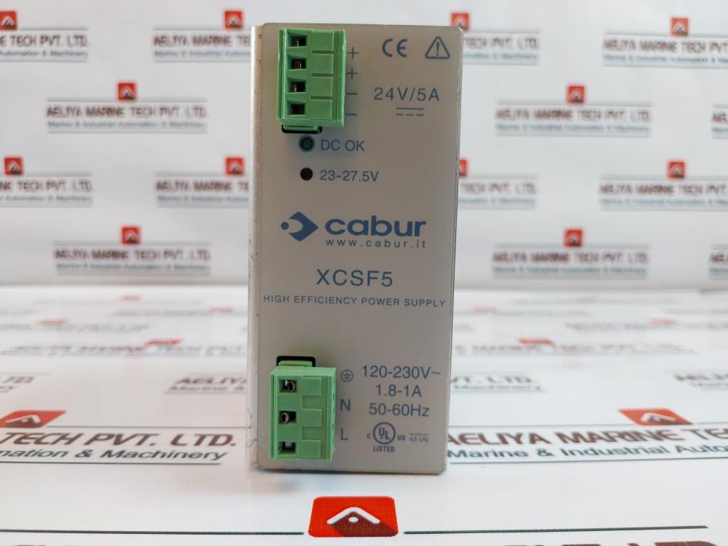 Cabur XCSF5 High Efficiency Power Supply 120-230V 1.8-1A 50-60Hz