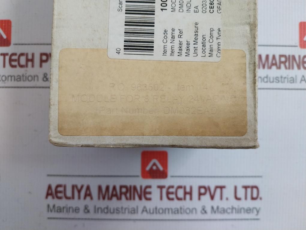 Cabur Relay Module Xr082Ead 8-channel 24Vac/Vdc