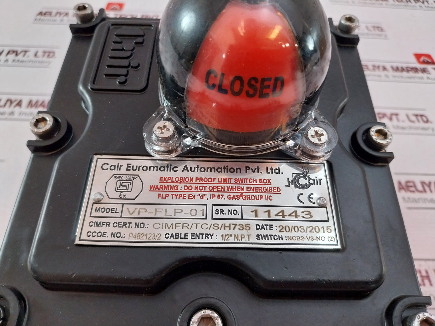 Cair Vp-flp-01 Limit Switch Box Ncb2-v3-no (2)