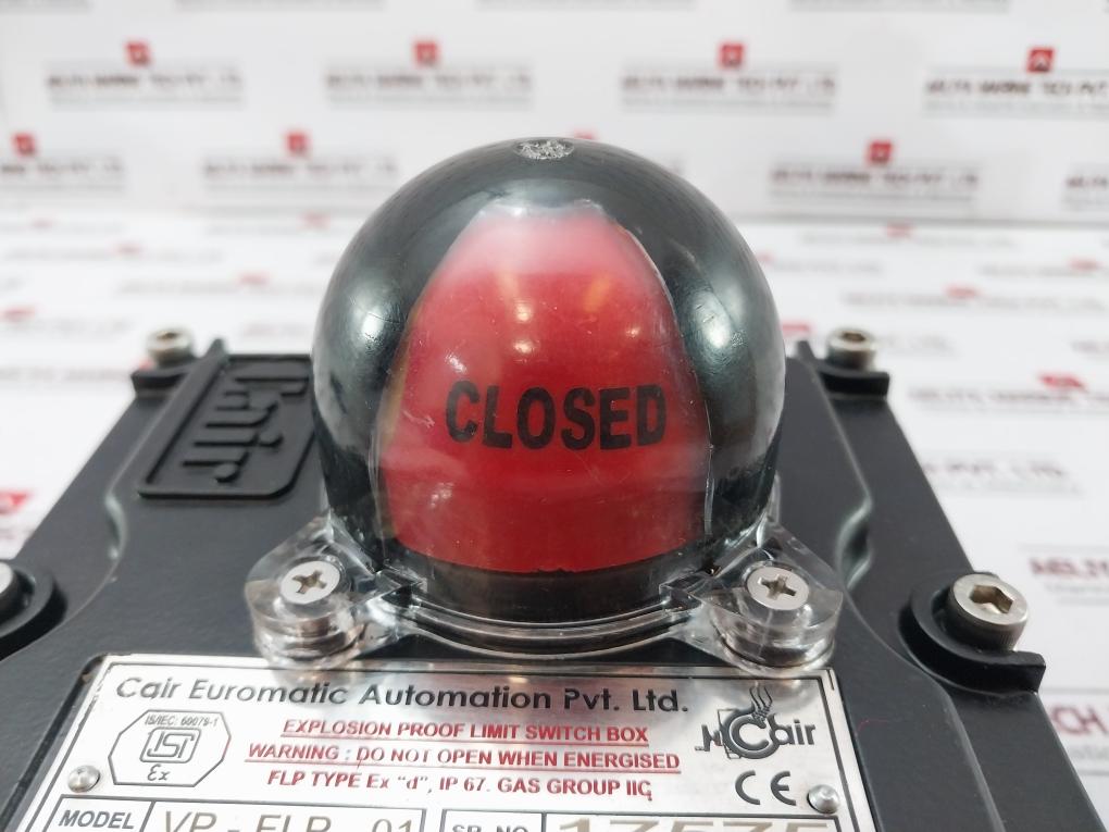 Cair Vp – Flp – 01 Explosion Proof Limit Switch Box 1/2” Npt