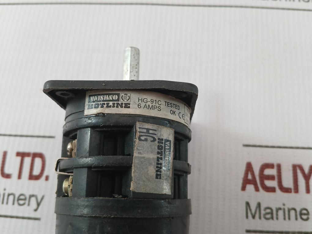 Cam-operated Rotary Switch Hg-91C Hotline 6 Amps