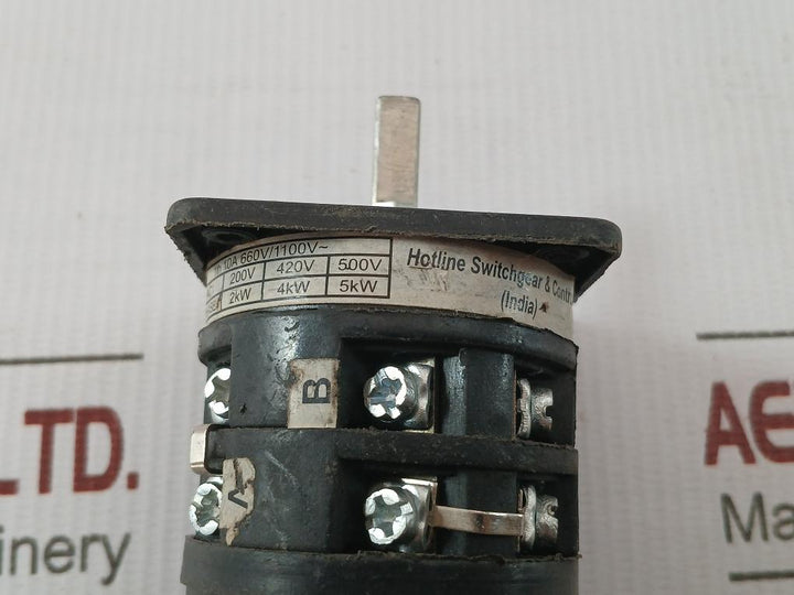 Cam-operated Rotary Switch Hg-91C Hotline 6 Amps