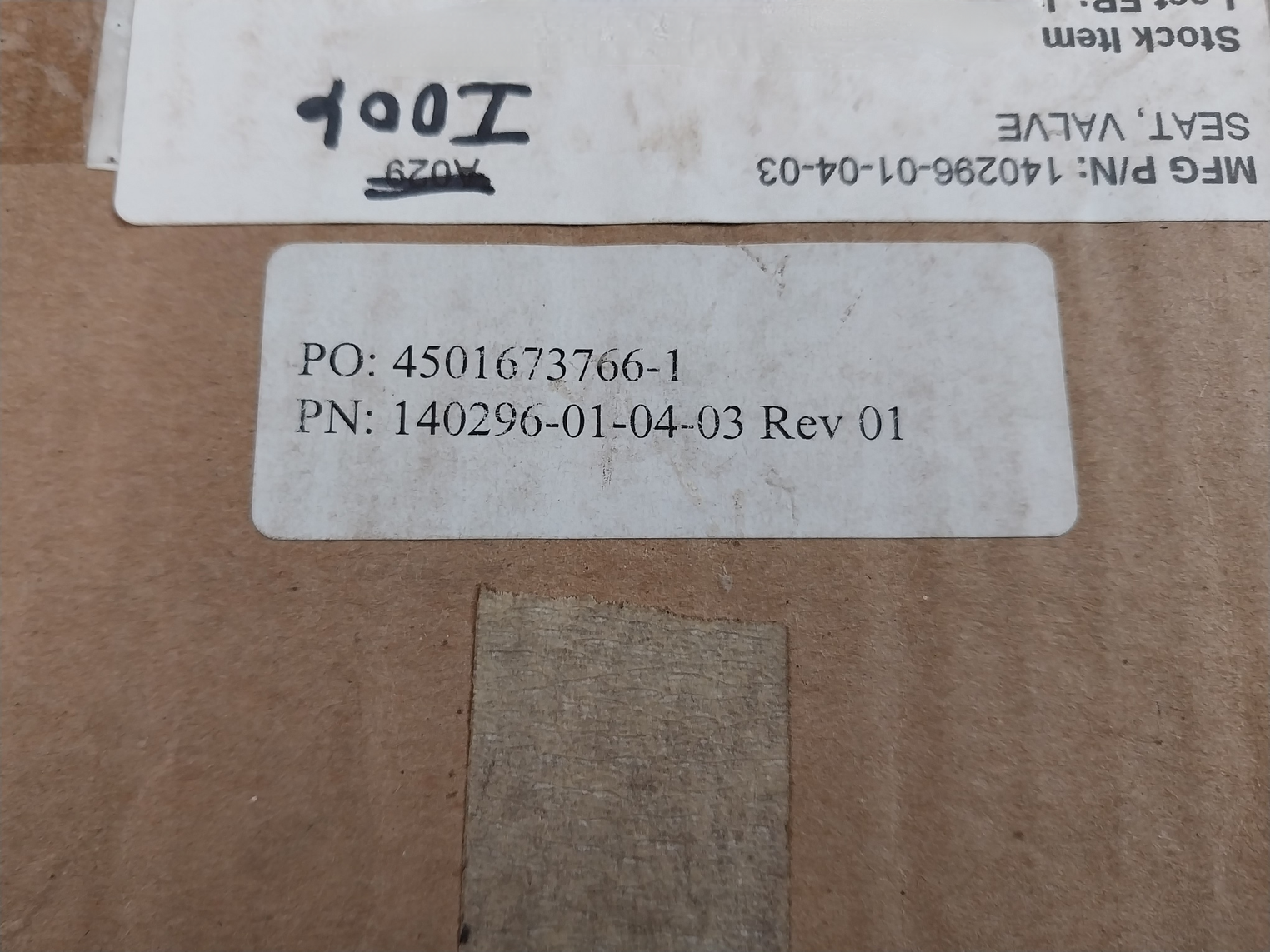 Cameron 140296-01-04-03 Seat Valve B14225 Rev. 01