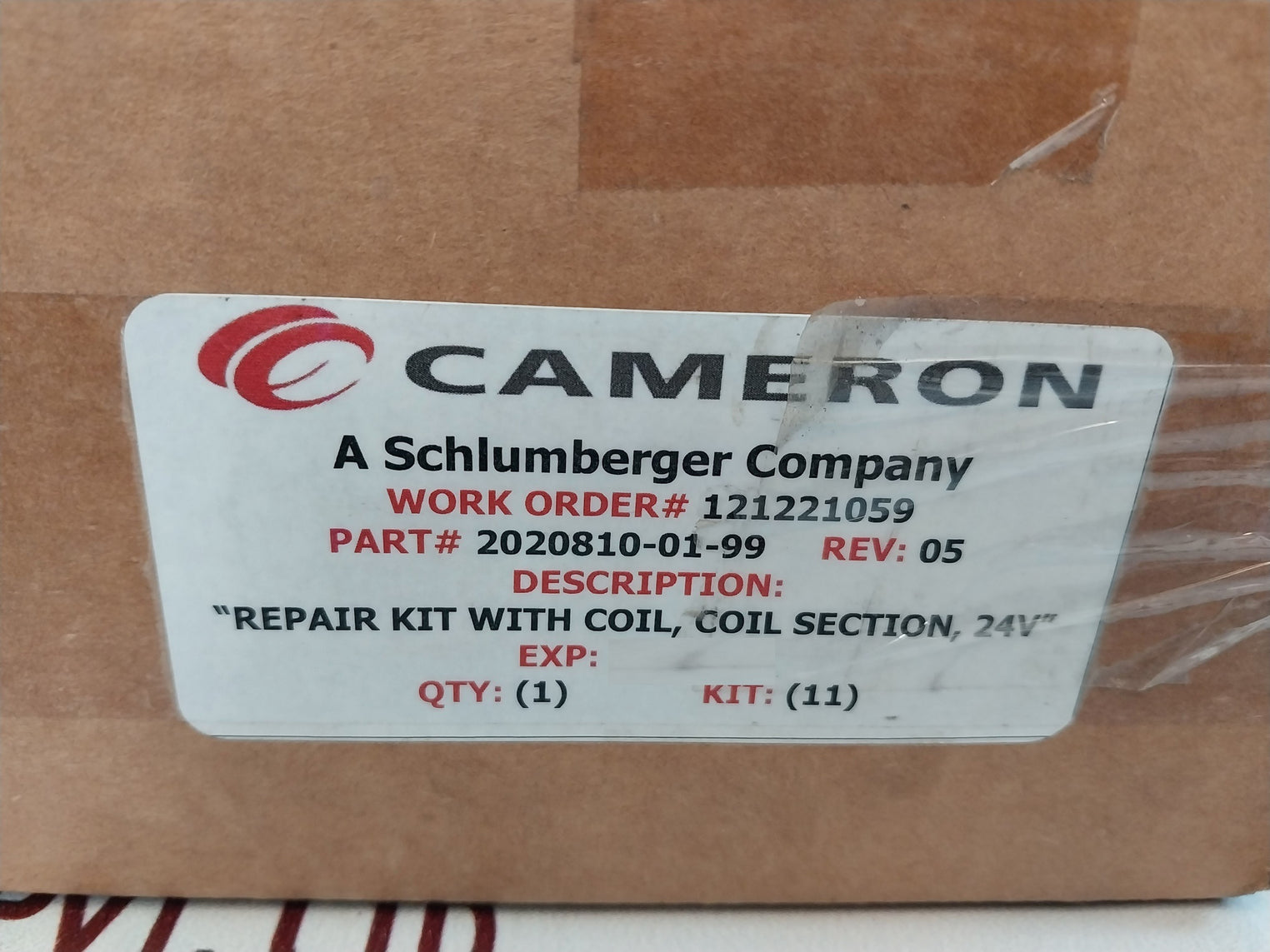 Cameron 2020810-01-99 1/8â€ Solenoid Valve With Coil Repair Kit 2232325-01