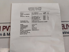 Cameron 2020810-01-99 1/8” Solenoid Valve With Coil Repair Kit 2232325-01