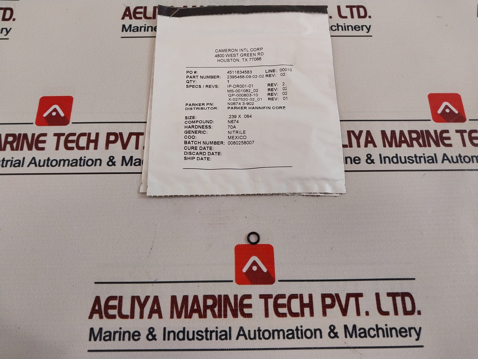 Cameron 2020810-01-99 1/8â€ Solenoid Valve With Coil Repair Kit 2232325-01