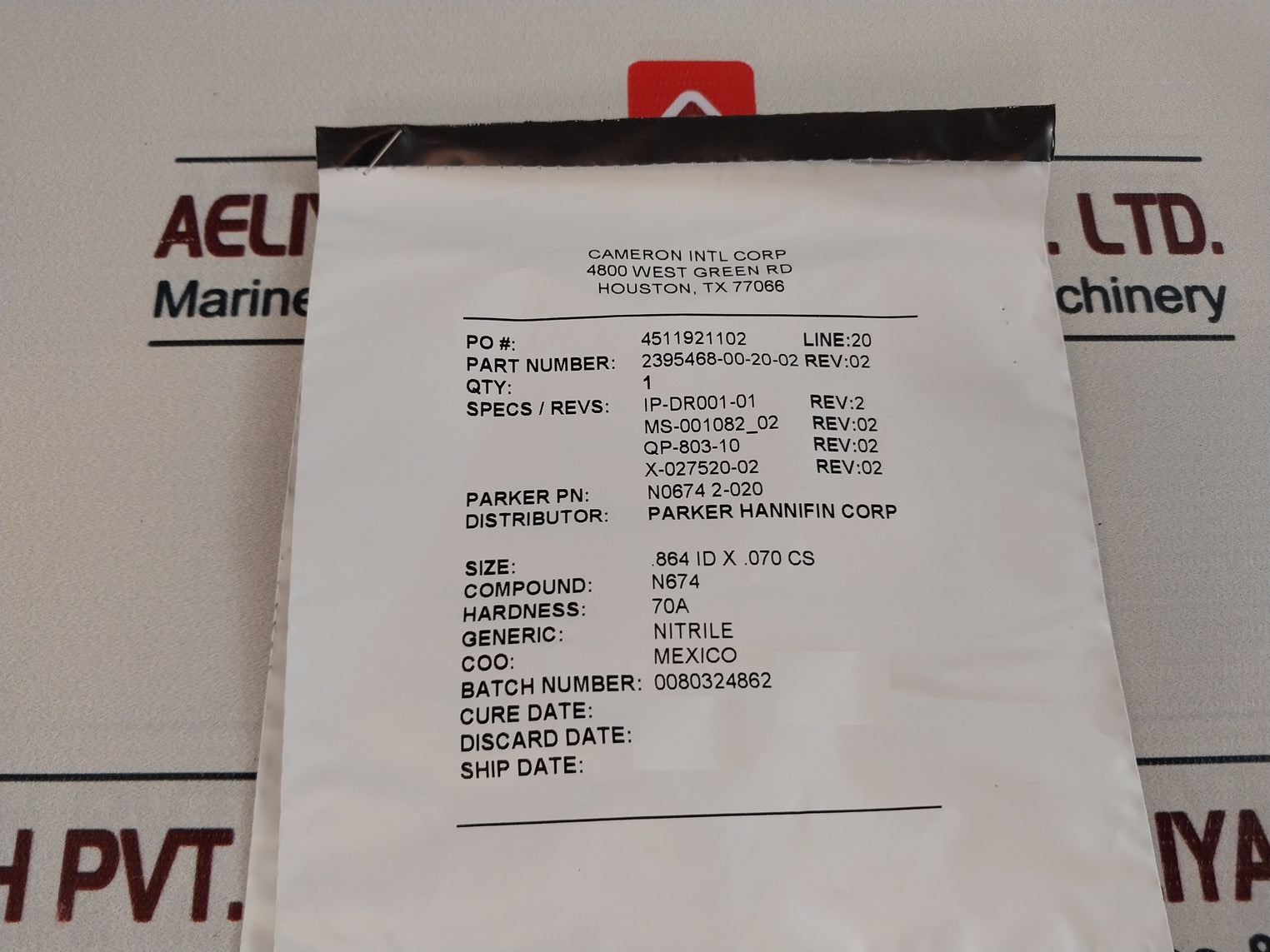 Cameron 2020810-01-99 1/8â€ Solenoid Valve With Coil Repair Kit 2232325-01