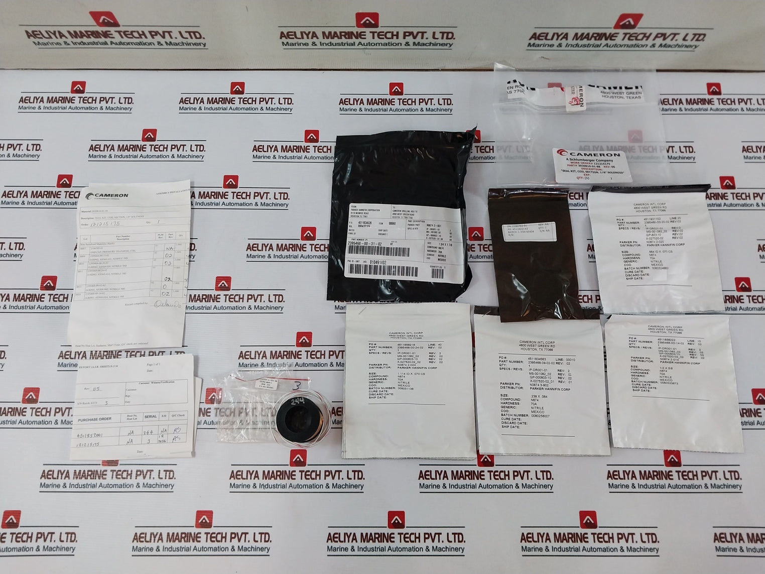 Cameron 2020810-01-99 Pressure Solenoid Valve Coil Repair Kit Rev.09