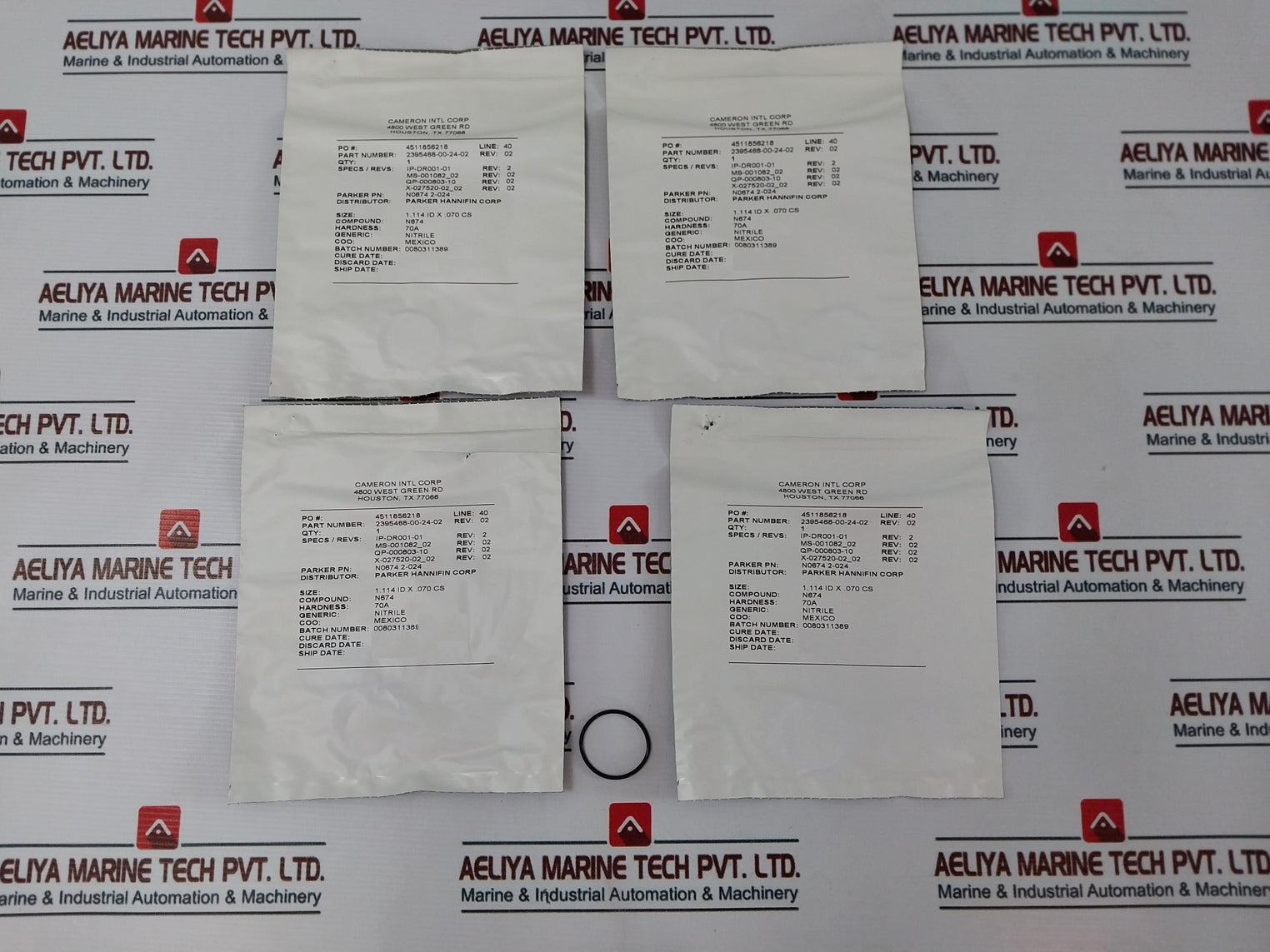 Cameron 2020810-01-99 Pressure Solenoid Valve Coil Repair Kit Rev.09