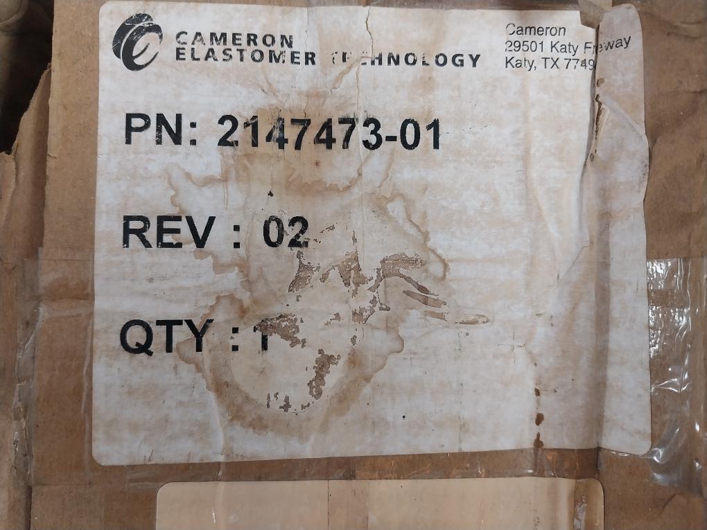 Cameron 2147473-01 Flow-limiting Shut-off Gate Valve Rev:02 Ht-w0292