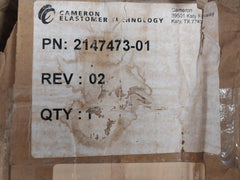 Cameron 2147473-01 Flow-limiting Shut-off Gate Valve Rev:02 Ht-w0292