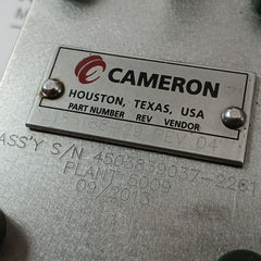 Cameron 1/4" 5Ksi Wp Directional Control Valve 2185188-29