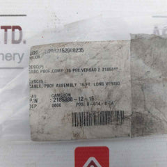 Cameron 2185888-12-15 Pbof Cable Assembly 15 Ft 092943 4 Meter