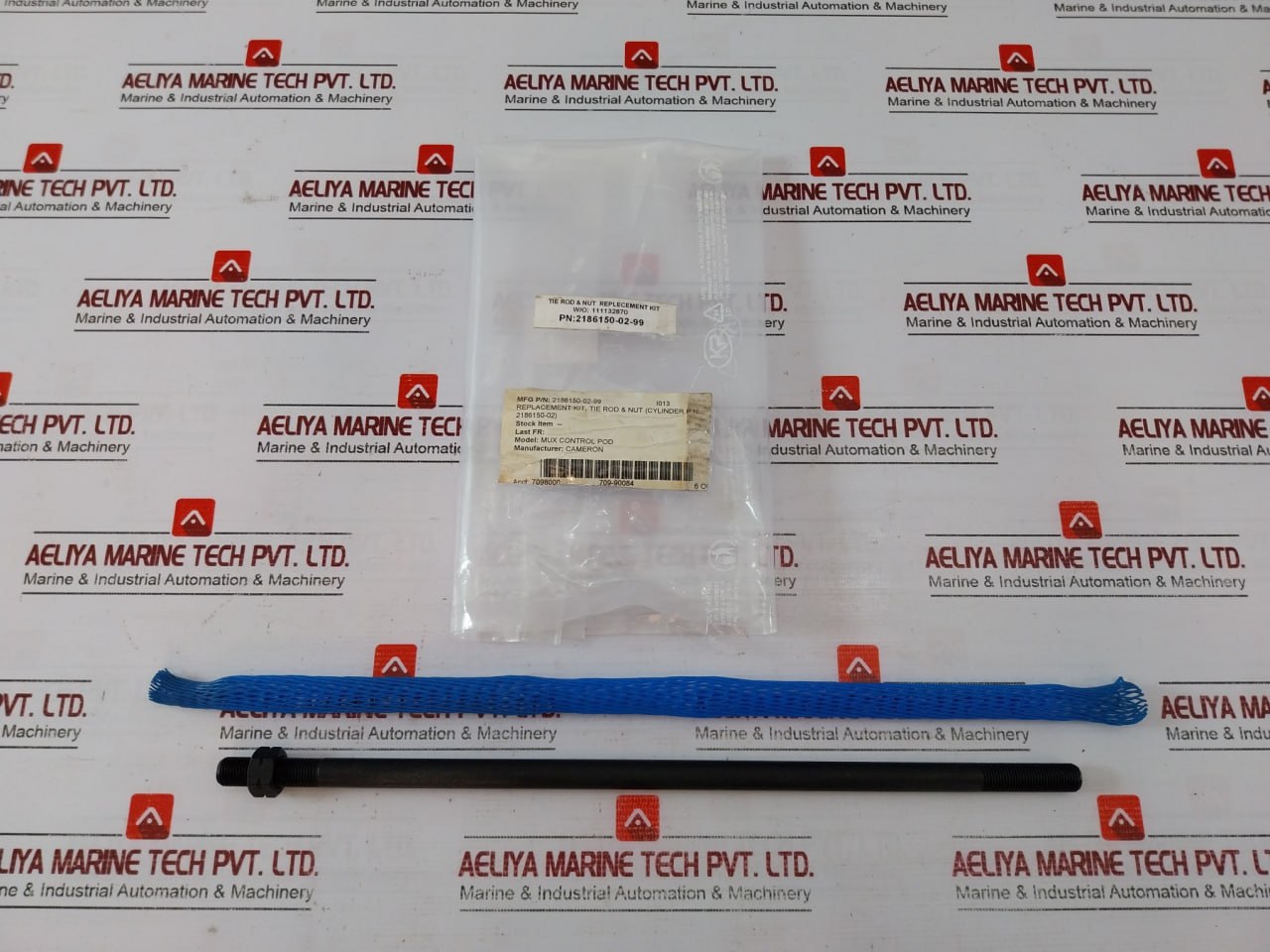 Cameron 2186150-02-99 Tie Rod & Nut Replacement Kit Raa2148