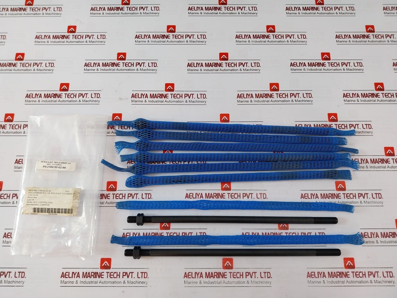 Cameron 2186150-02-99 Tie Rod & Nut Replacement Kit Raa2148