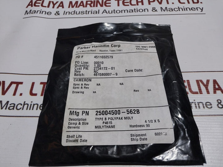 Cameron Parker 2275354-01 Seal Repair Kit Bonnet W/Evo Locks