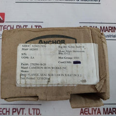 Cameron 2720294-16-20 Seal Sub Flange