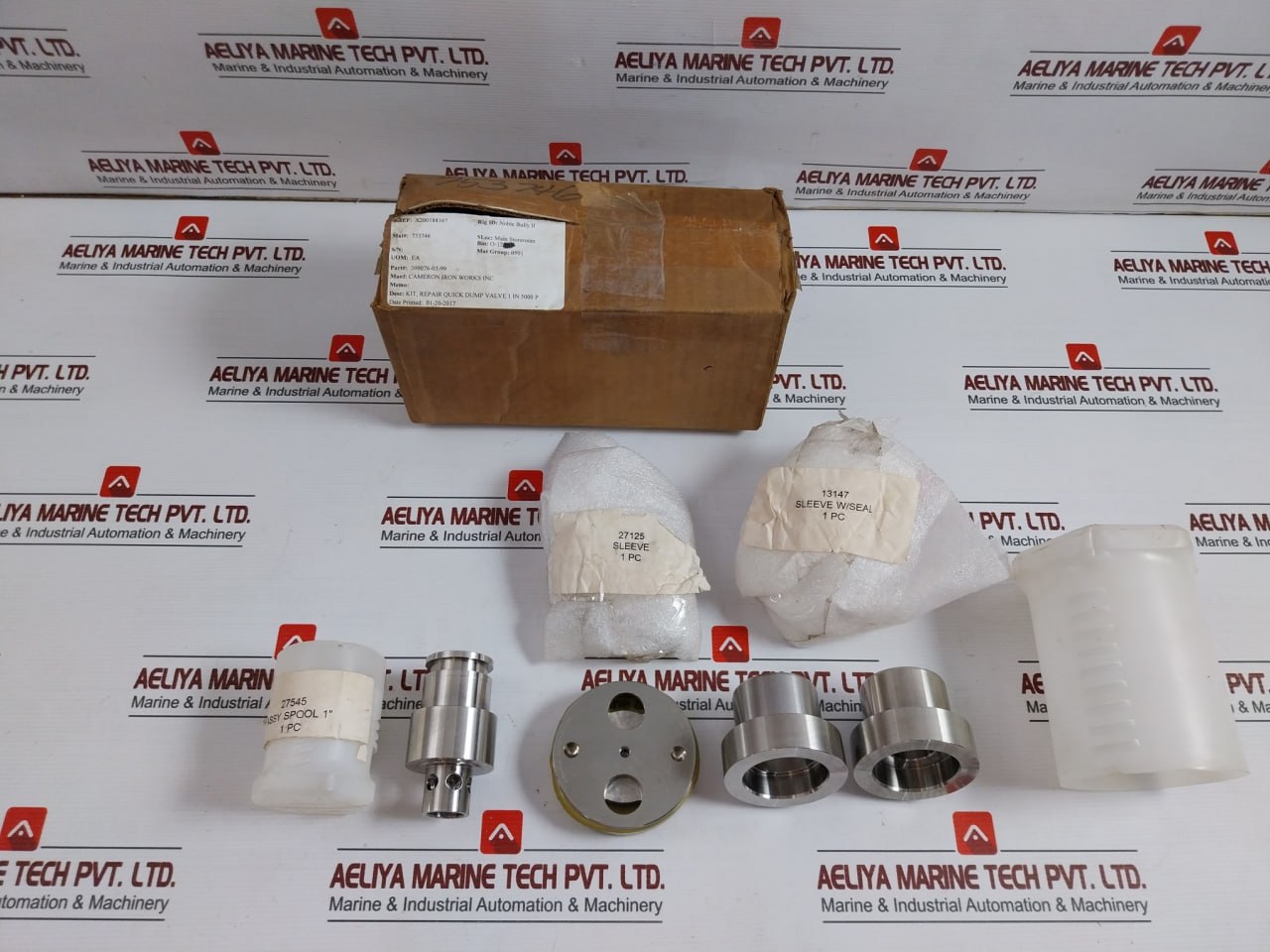 Cameron 309076-03-99 Quick Dump Valve Repair Kit 13147, 27125, 27545