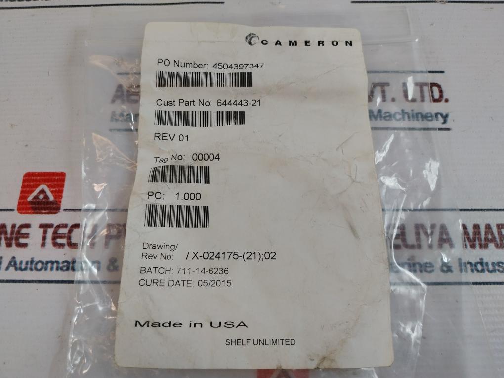 Cameron 644443-21 Ring Rev 01