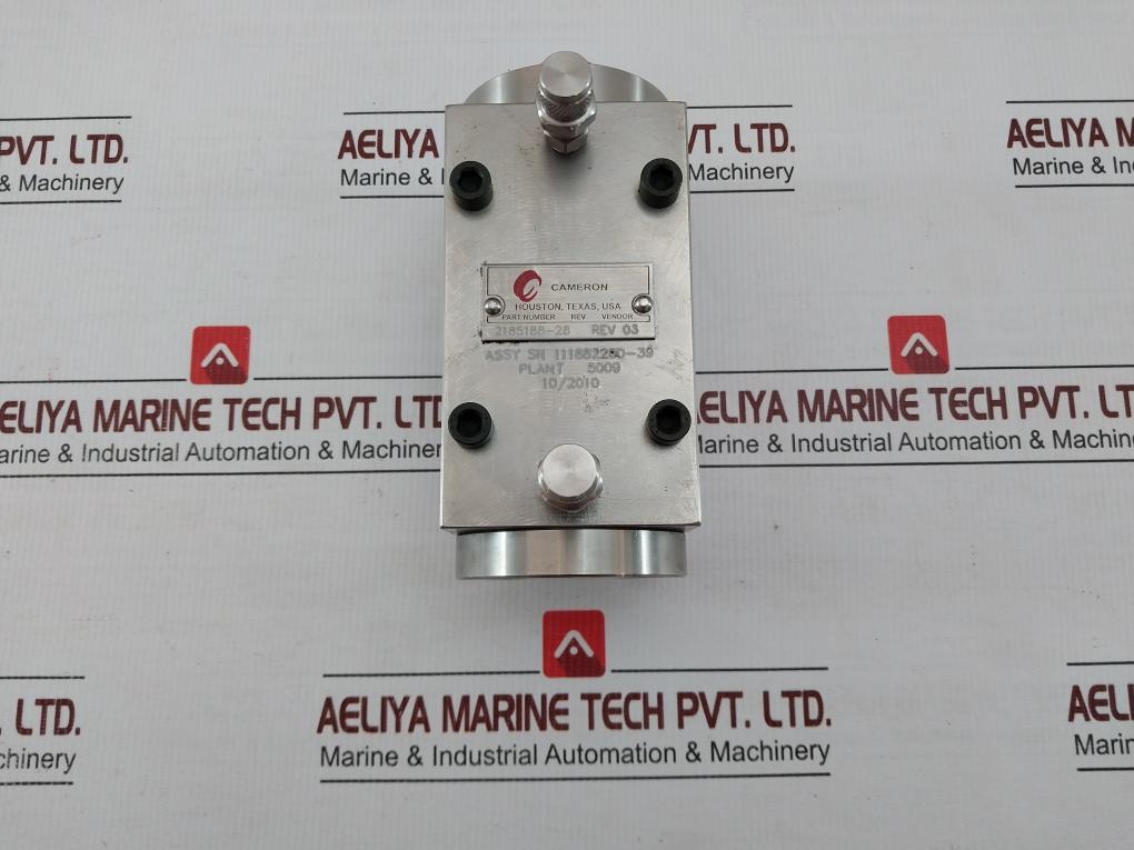 Cameron Piston Flow Meter 2185188-28 Rev 03