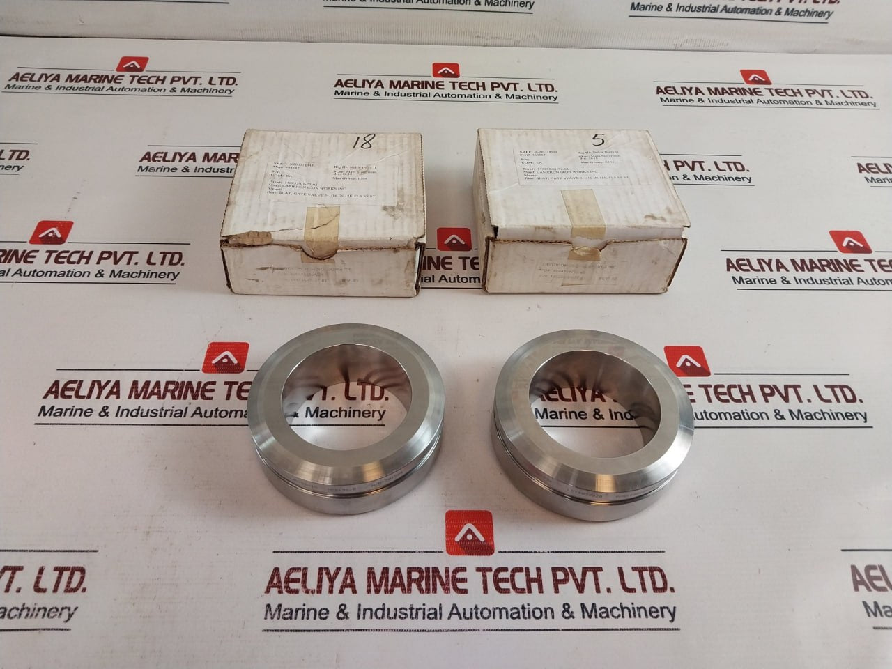Cameron 140255-01-72-03 Seat Gate Valve Rev: 02 Mat 484587 15K Fls Ss St