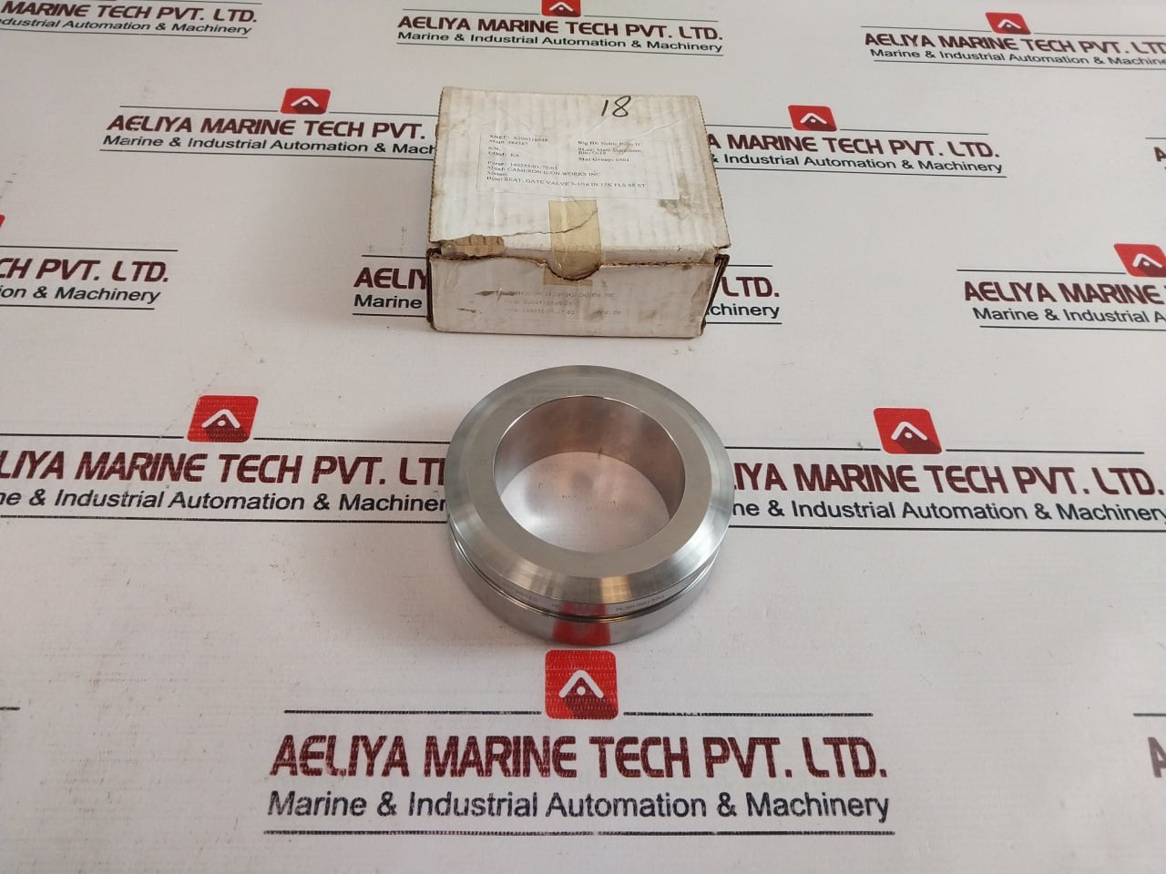 Cameron 140255-01-72-03 Seat Gate Valve Rev: 02 Mat 484587 15K Fls Ss St