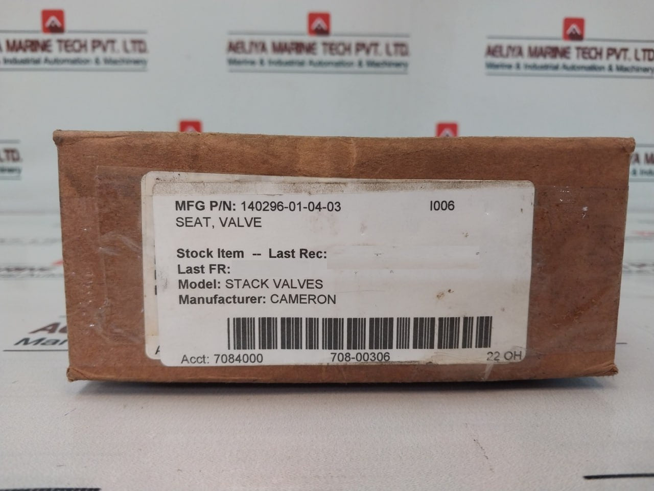 Cameron 140296-01-04-03 Valve Seat Rev 01