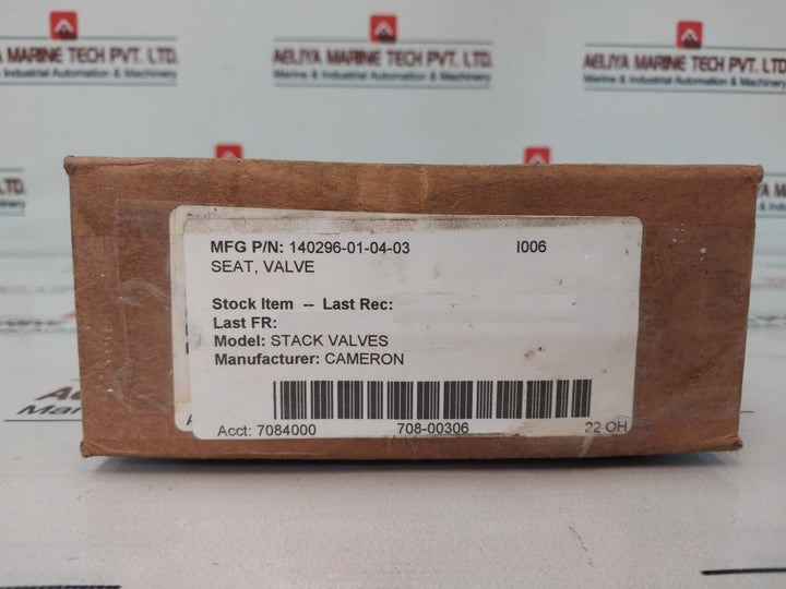 Cameron 140296-01-04-03 Valve Seat Rev 01